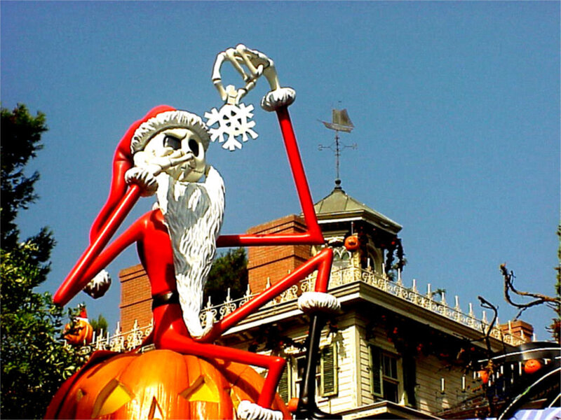 Jack Skellington as Santa Claus