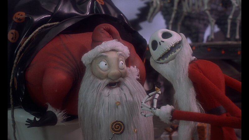 Jack Skellington as Santa Claus