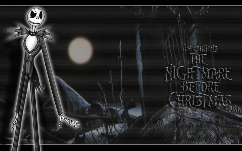 Jack Skellington Character — Black, Creepy, Dramatic