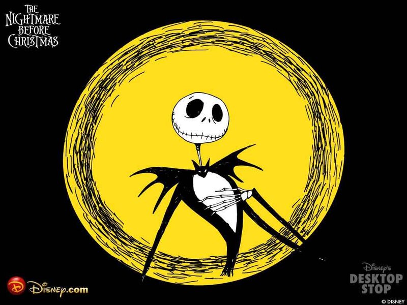 Jack Skellington Character — Yellow, Creepy