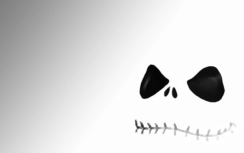Jack Skellington face
