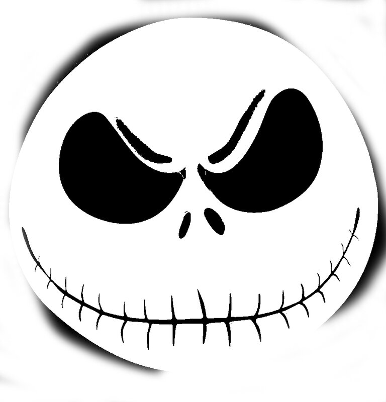 Jack Skellington face