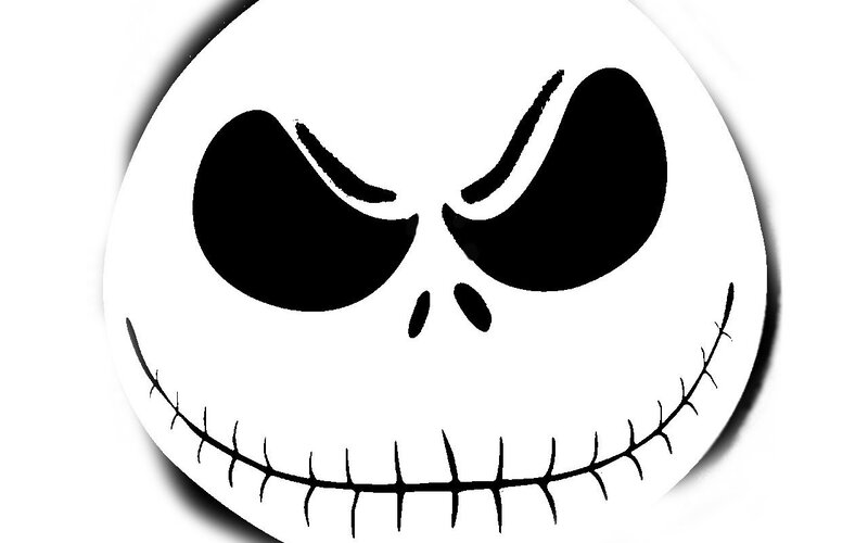 Jack Skellington face