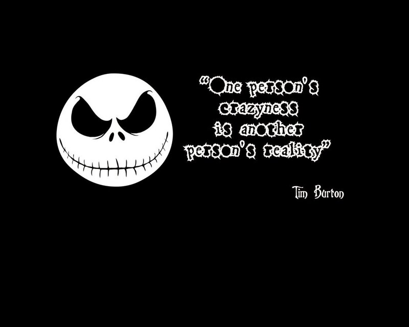 Jack Skellington Face — Black, Dark
