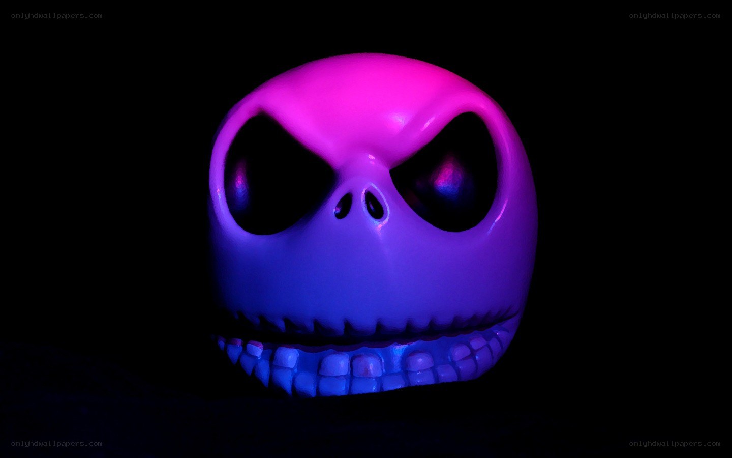 Jack Skellington glowing skull