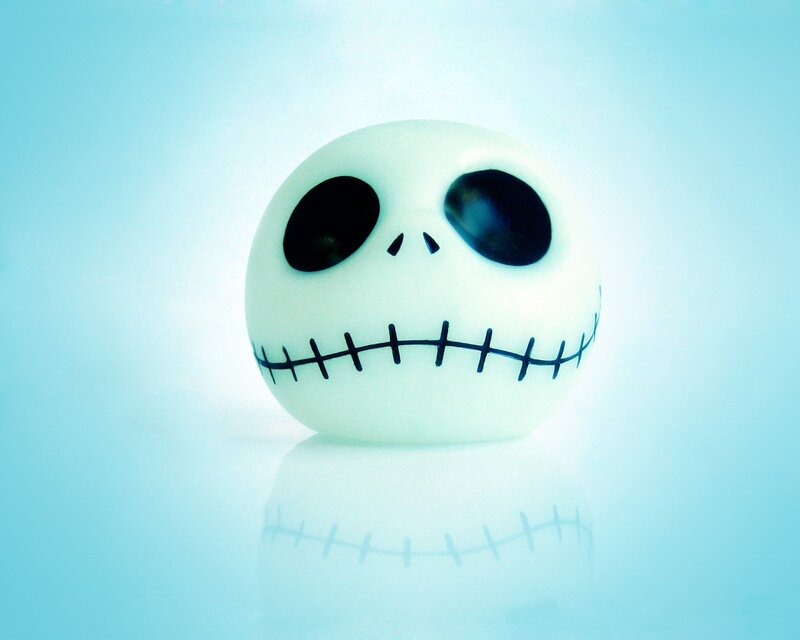 Jack Skellington Head — Blue