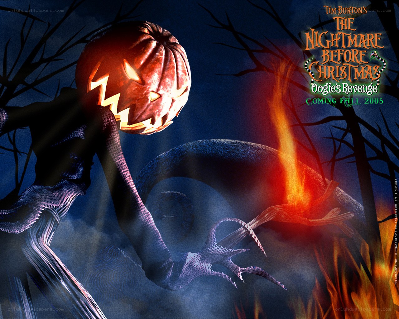 Jack Skellington in a pumpkin