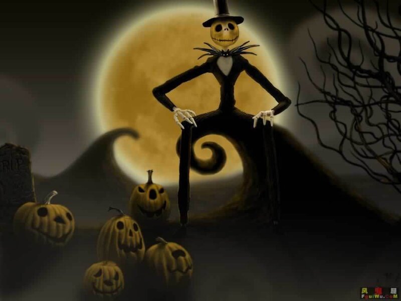 Jack Skellington in Halloween Town