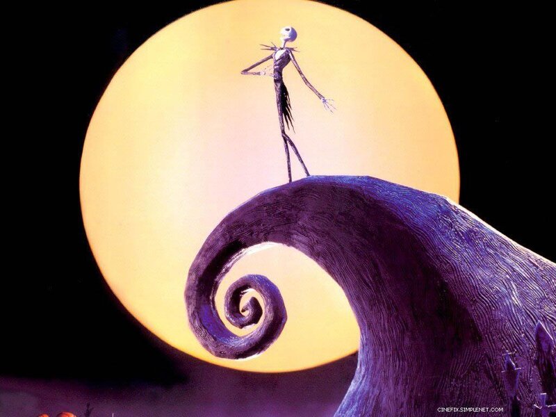 Jack Skellington on spiral hill