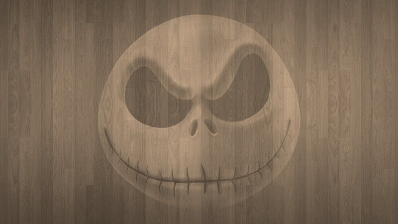Jack Skellington on wood