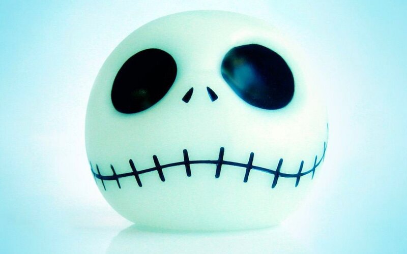 Jack Skellington's face