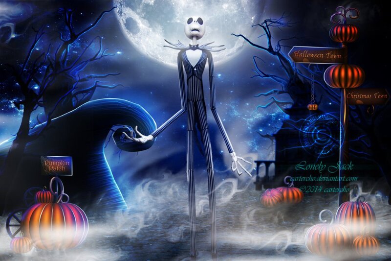 Jack Skellington Standing — Blue