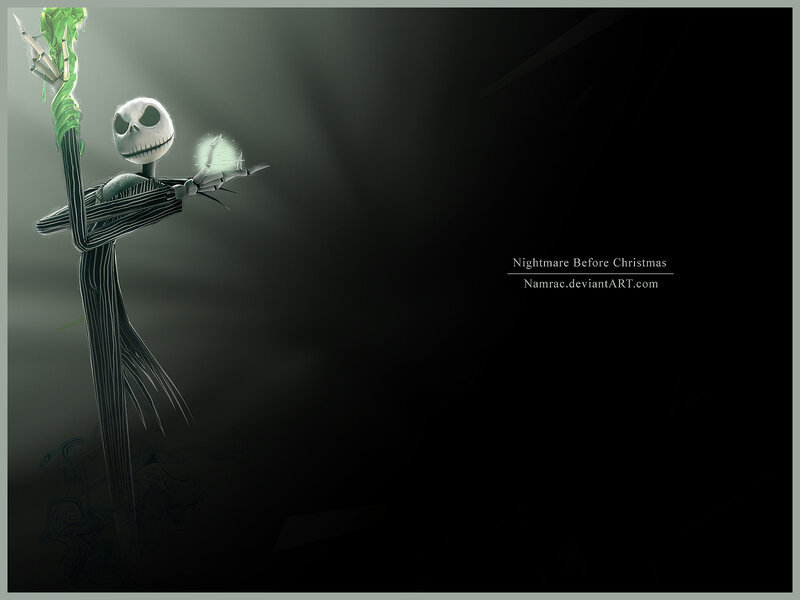 Jack Skellington with green mist