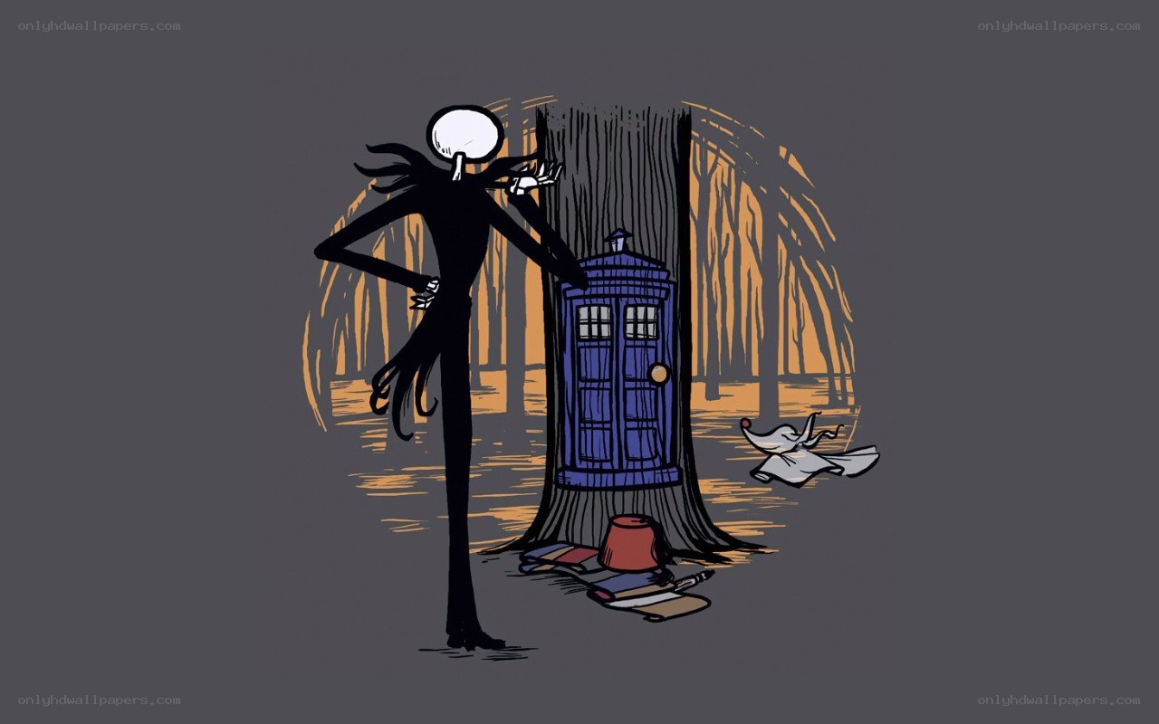 Jack Skellington with TARDIS