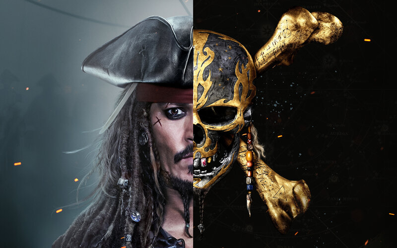 Jack Sparrow Character — Black, Dramatic