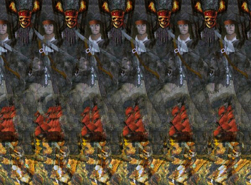 Jack Sparrow collage artwork