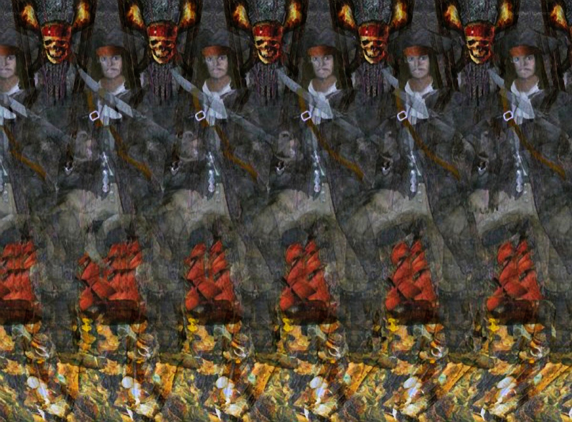 Jack Sparrow collage artwork