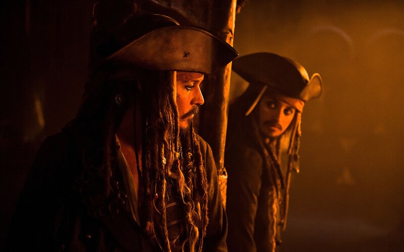 Jack Sparrow in dim light