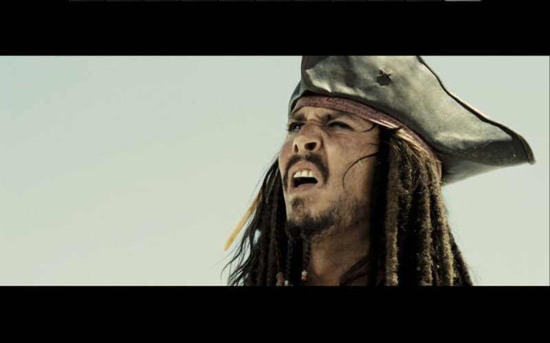Jack Sparrow shouting