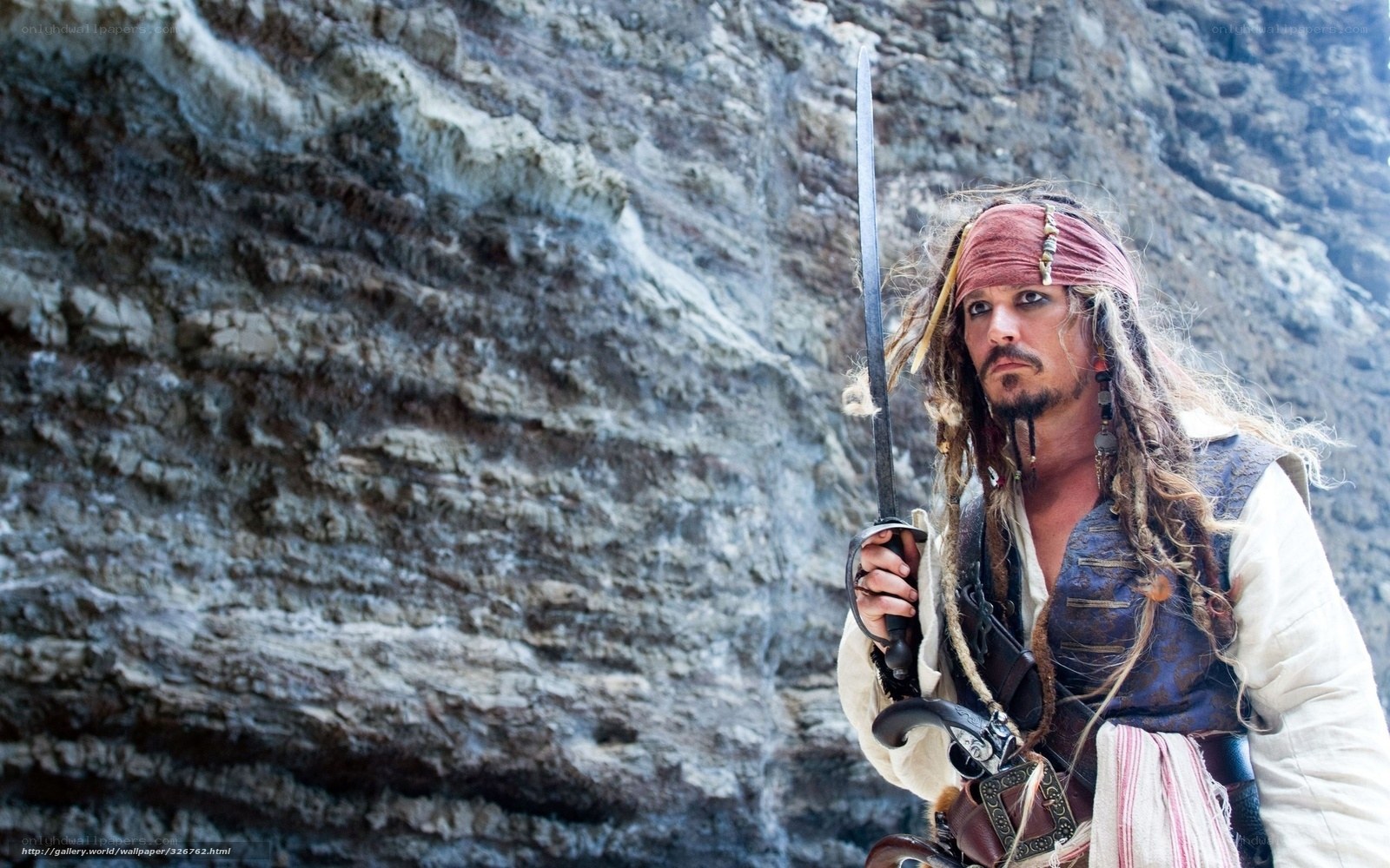 Jack Sparrow with sword