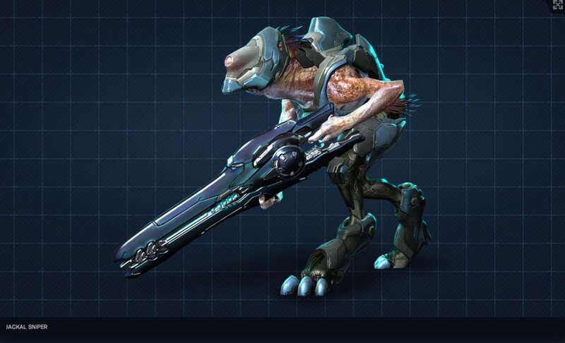 Jackal Sniper Character