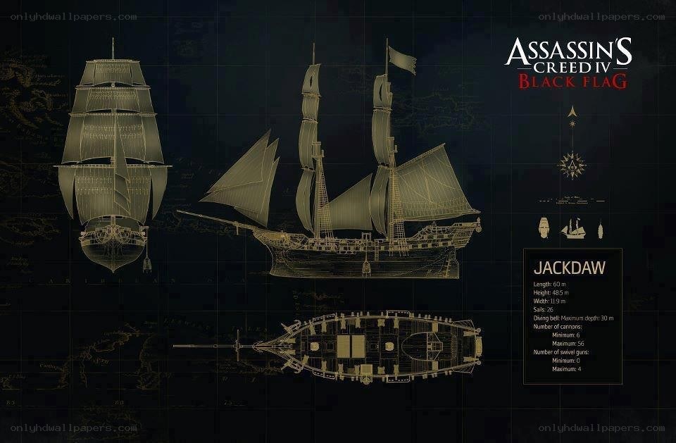 Jackdaw ship blueprint