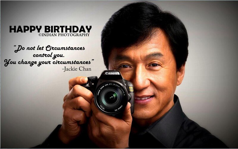 Jackie Chan Holding Camera