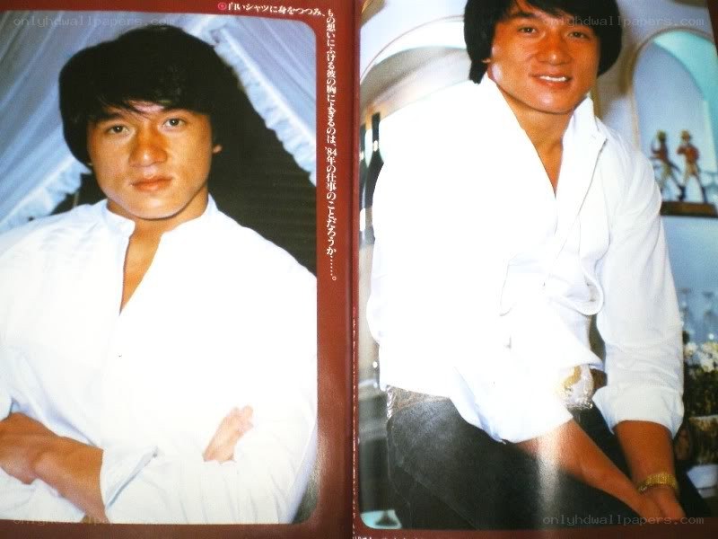 Jackie Chan magazine spread