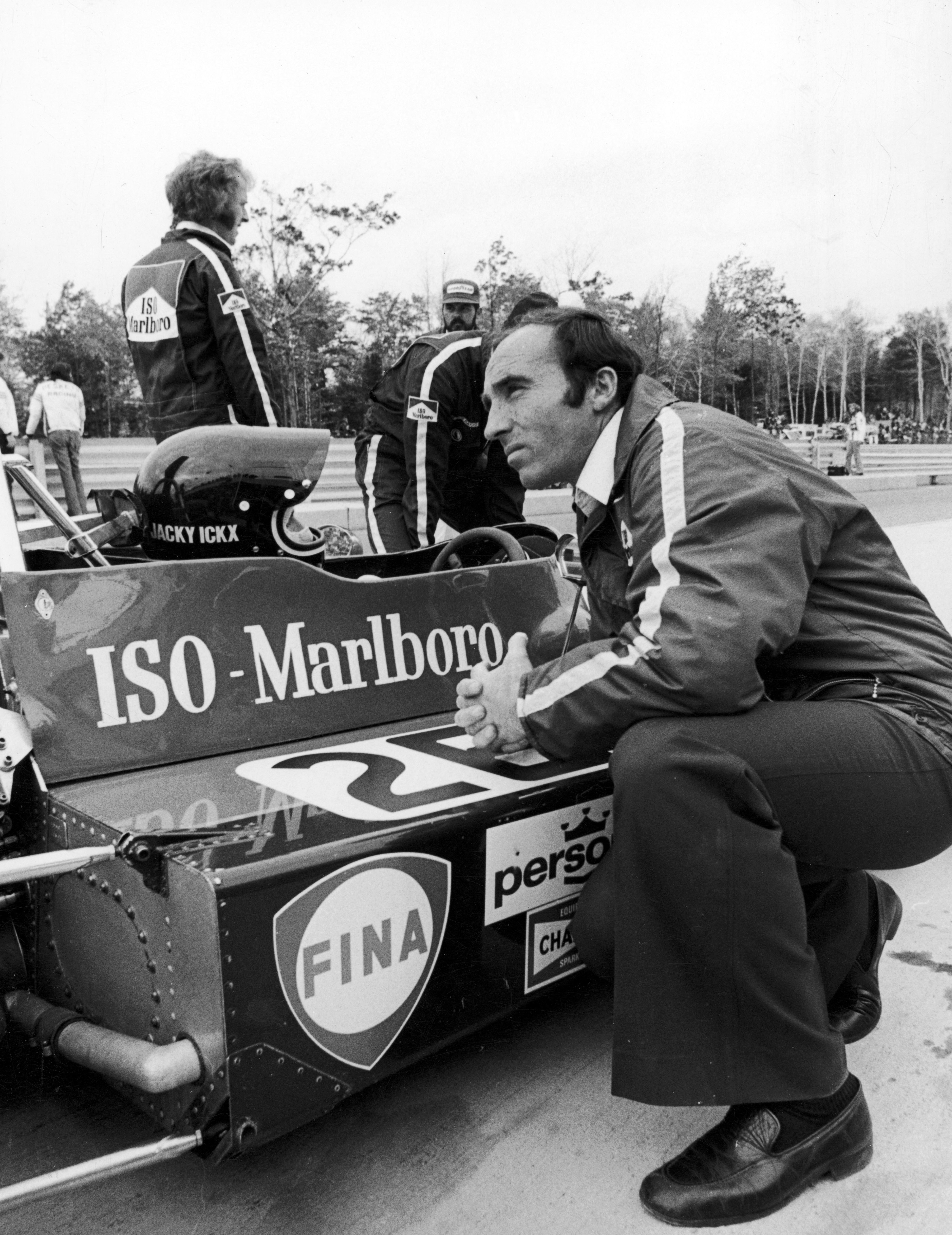 Jackie Ickx at a race car