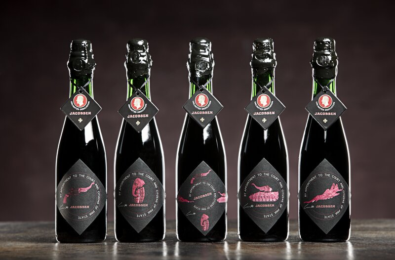 Jacobse beer bottles
