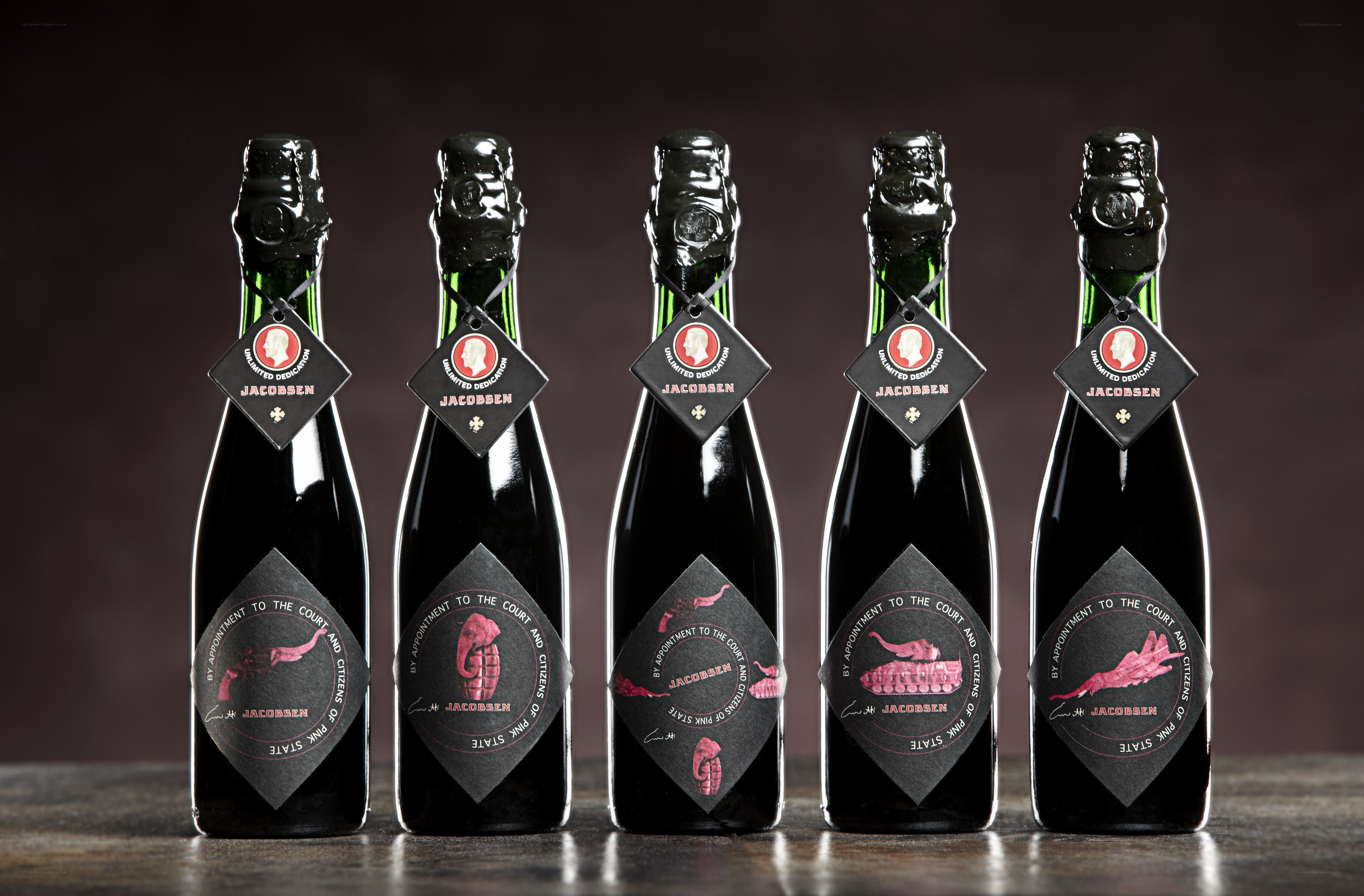 Jacobse beer bottles