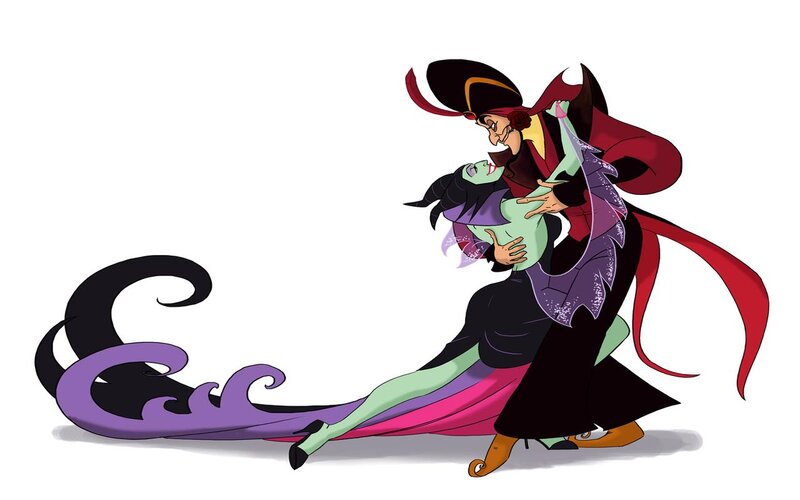 Jafar and Maleficent dancing