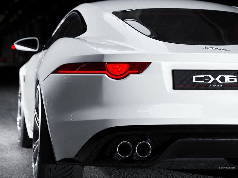 Jaguar C-X16 concept rear view