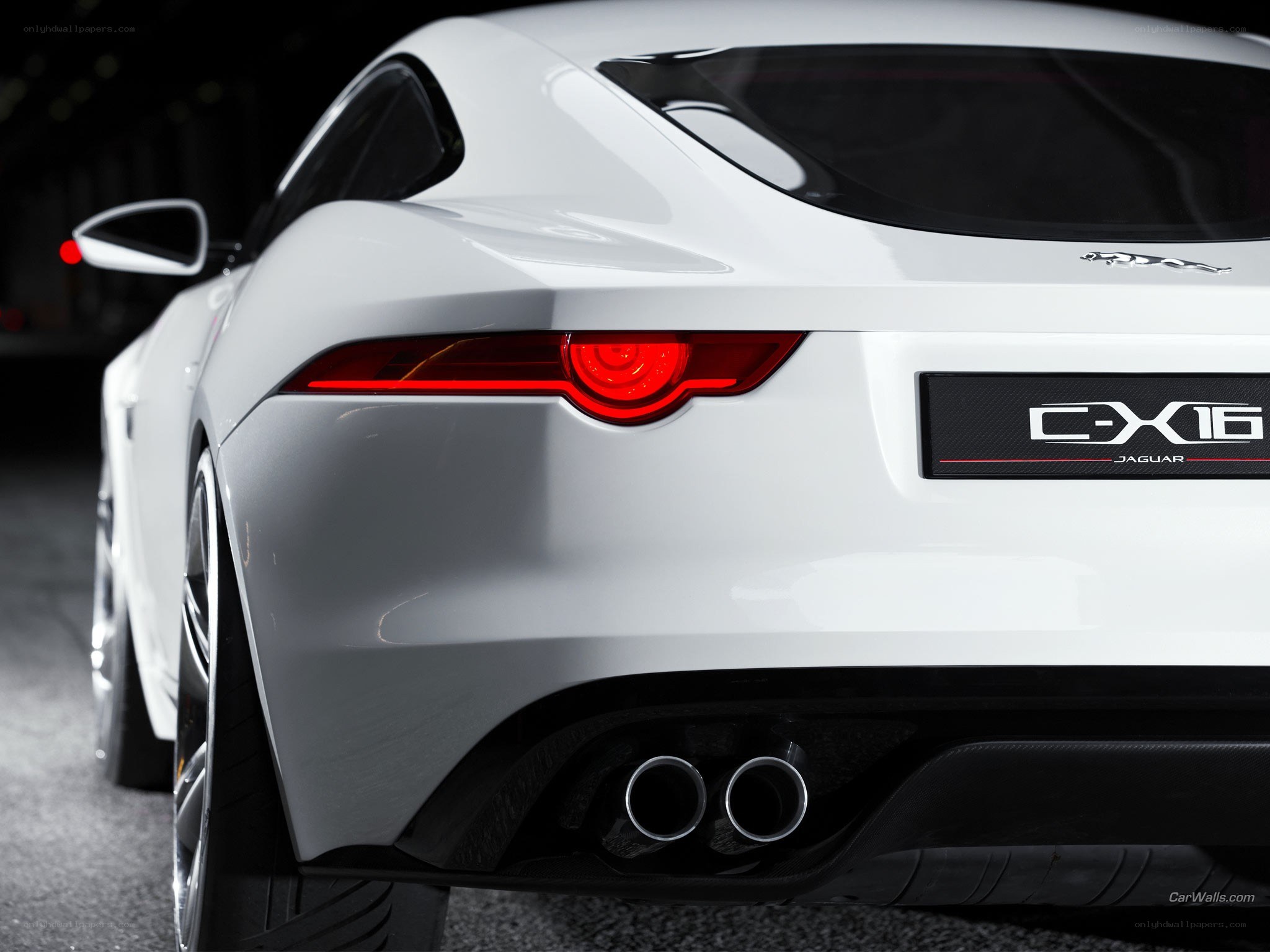 Jaguar C-X16 concept rear view
