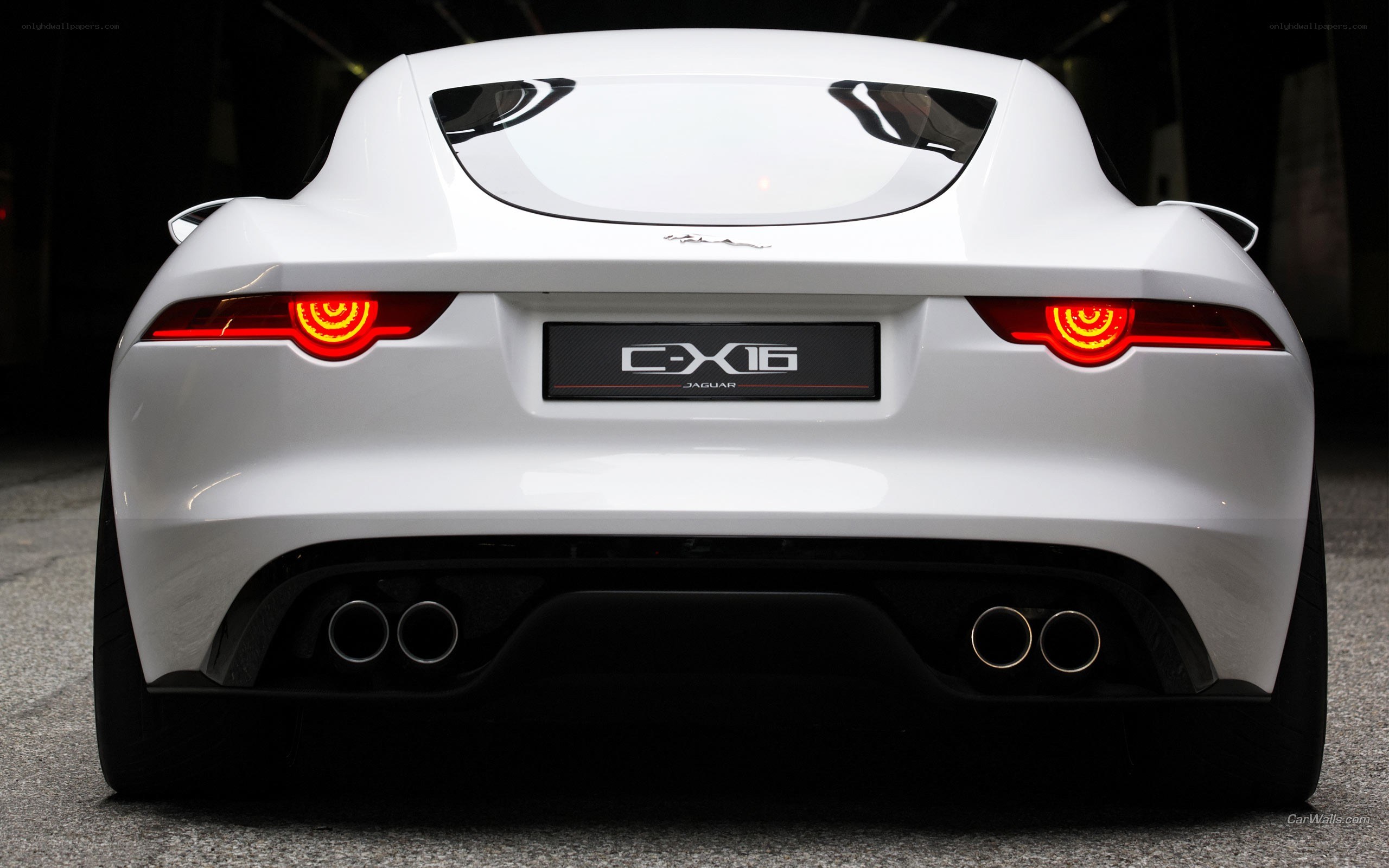 Jaguar C-X16 concept rear view