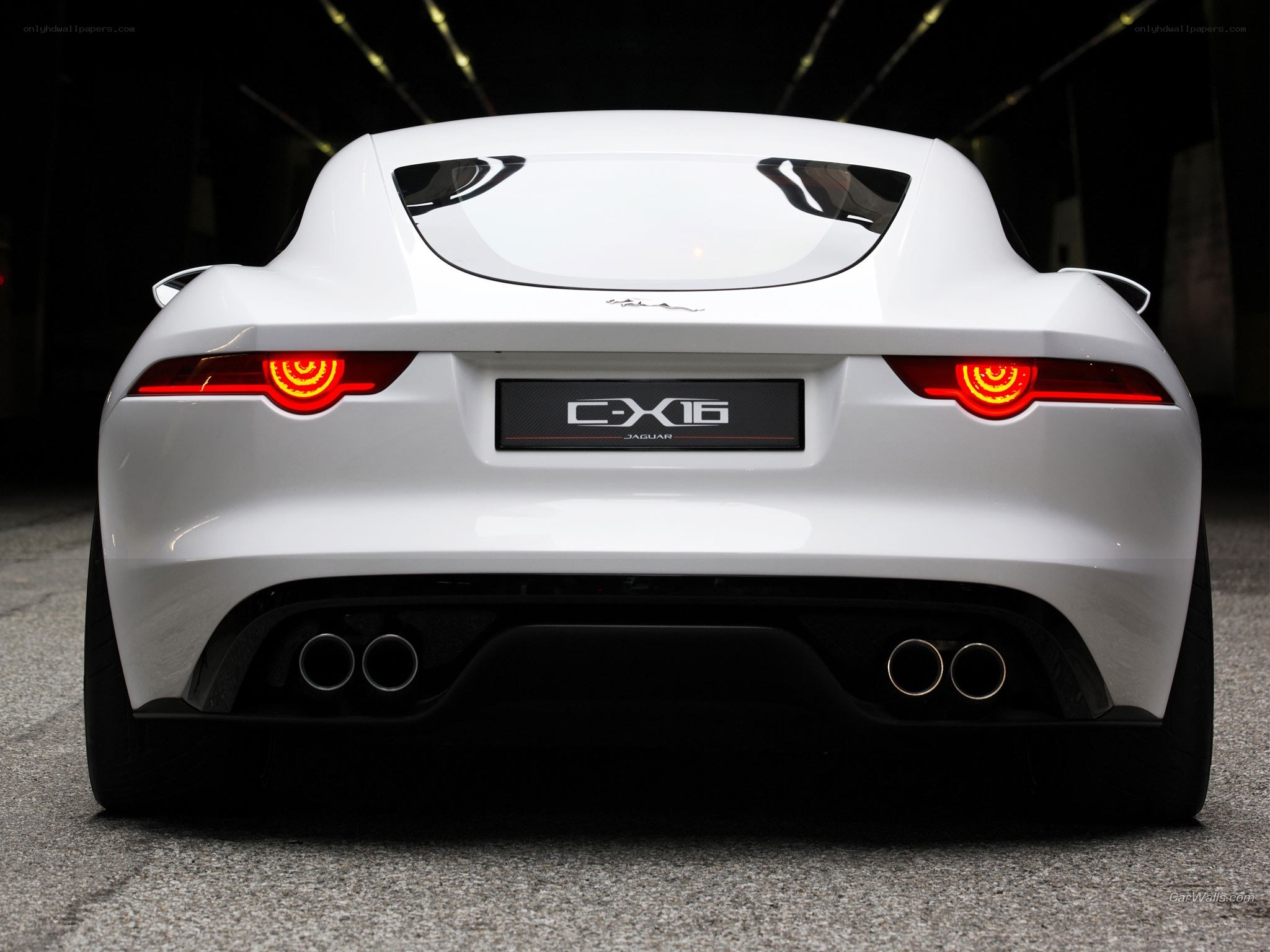 Jaguar C-X16 concept rear view