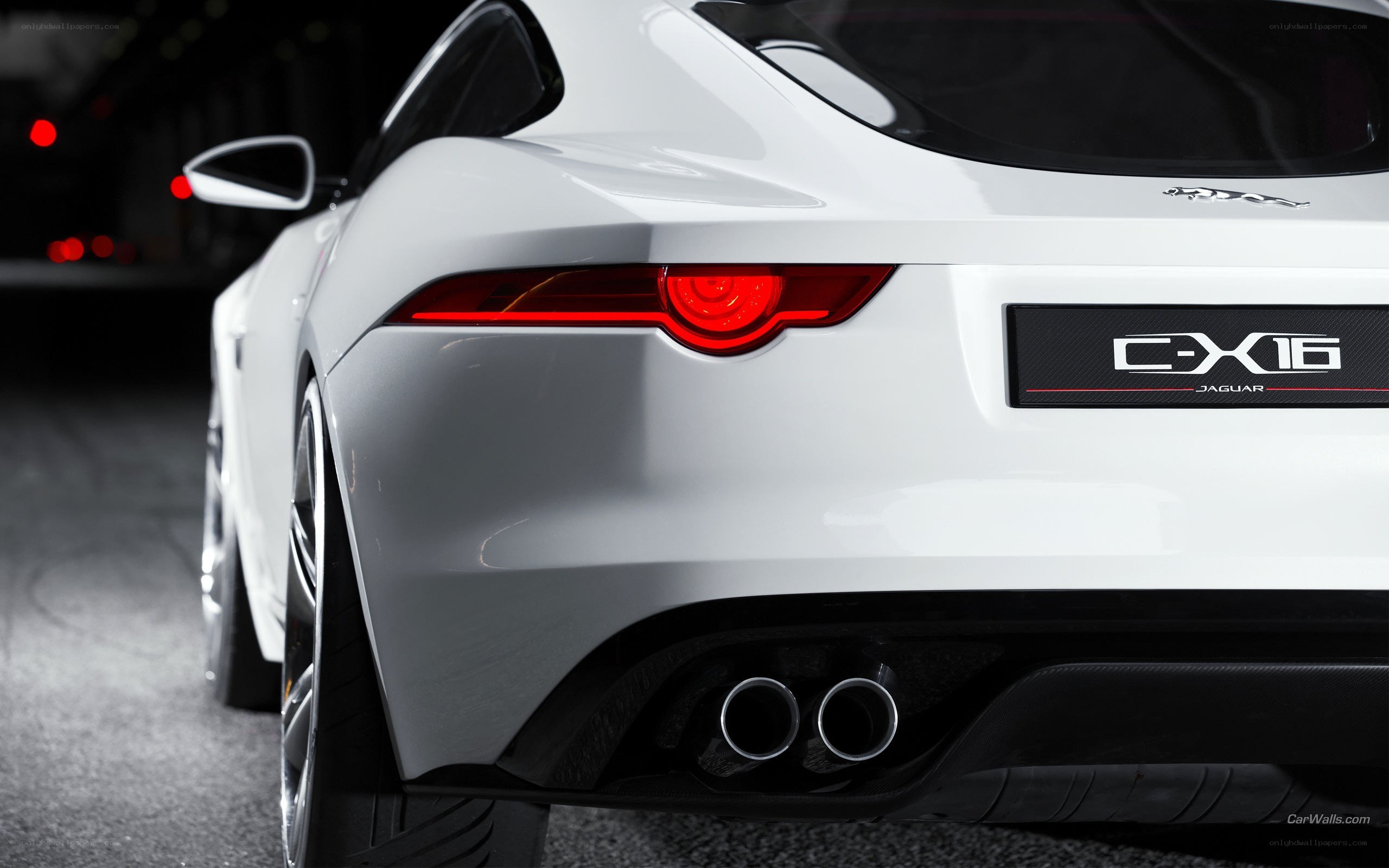 Jaguar C-X16 rear view