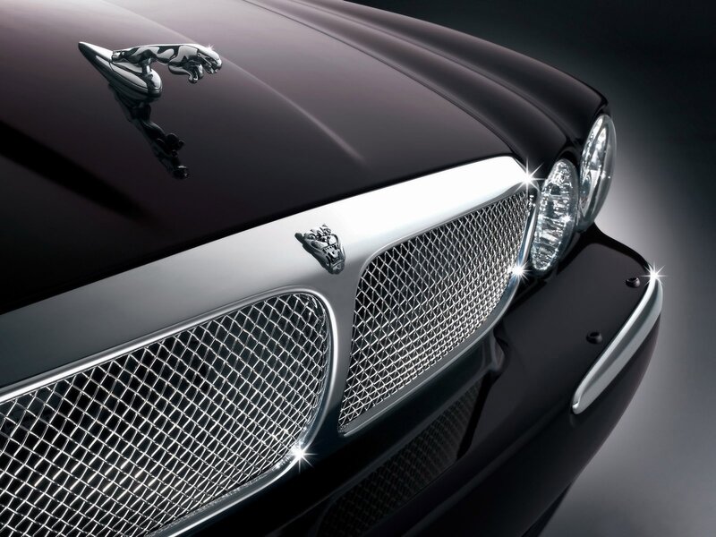 Jaguar car front view