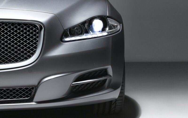 Jaguar car front view