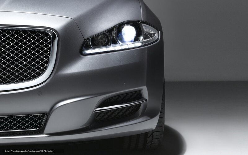 Jaguar car front view
