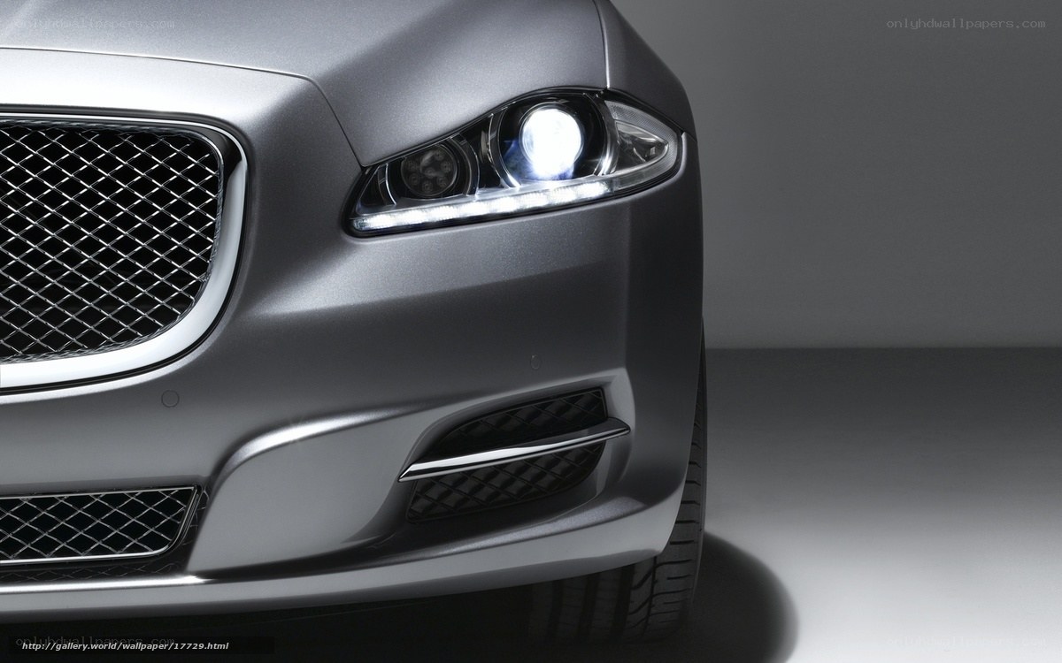 Jaguar car front view