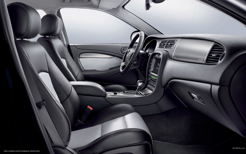 Jaguar car interior