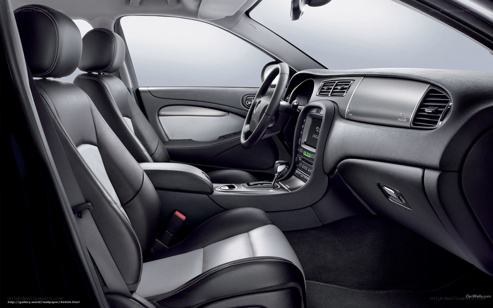 Jaguar car interior