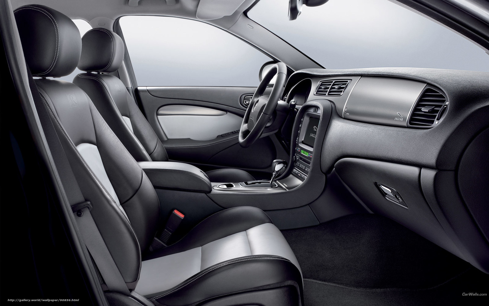 Jaguar car interior