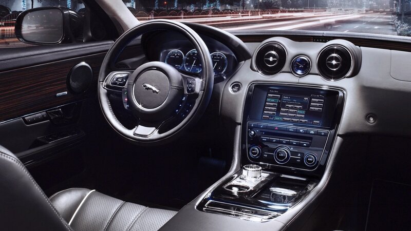 Jaguar car interior