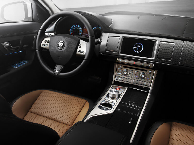 Jaguar car interior