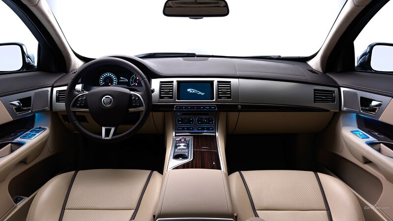 Jaguar Car Interior — Beige