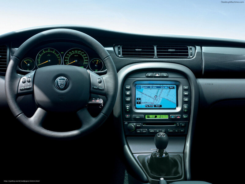 Jaguar Car Interior — Black, Modern
