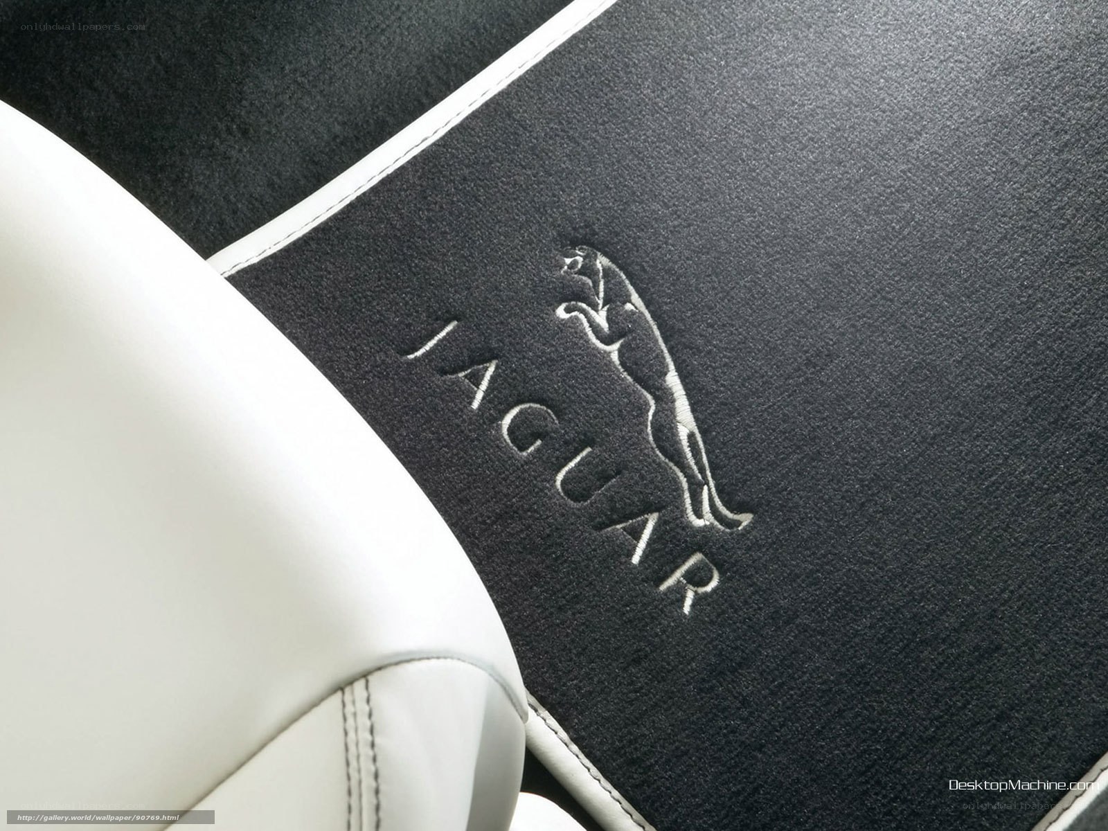 Jaguar car interior detail