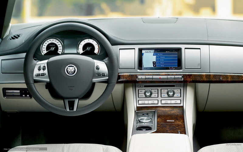 Jaguar Car Interior — Gray
